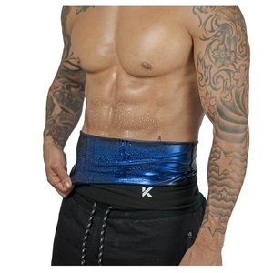Sweat enhancing waist band